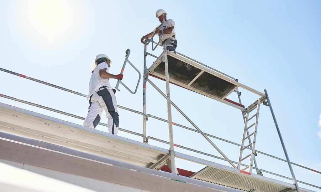 Hausaufbau bei Fertighaus WEISS
